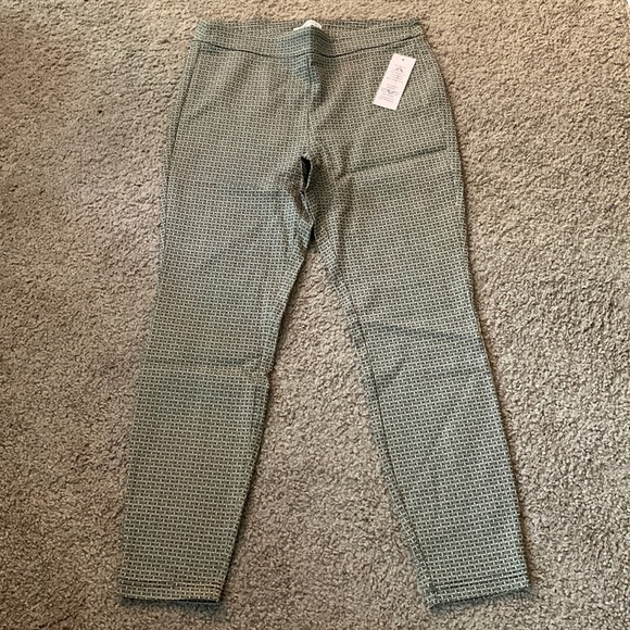 Nanette Lepore camel espresso leggings Sx Med, NWT, quality fabric - Picture 1 of 6